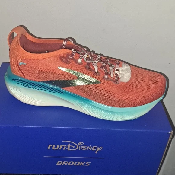 NEW, Brooks, Adrenaline GTS 25, RunDisney, Moana, Size 9.5 Medium (B) Limited Ed - Picture 9 of 10